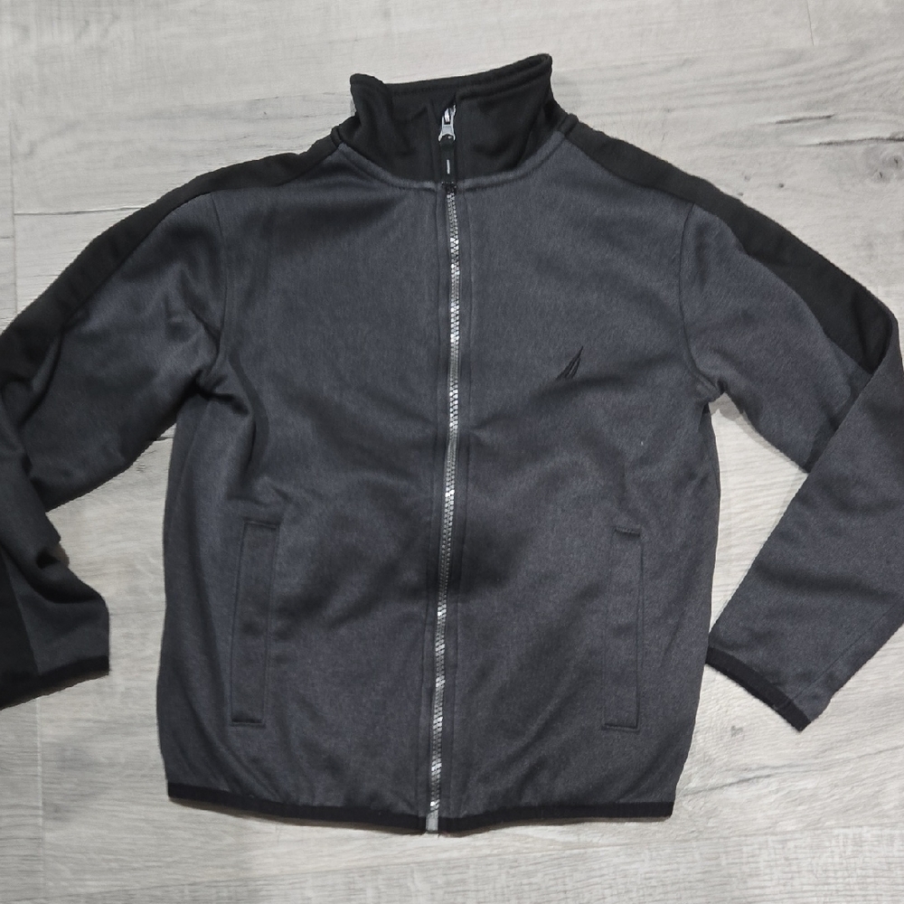 Nautica Gray and Black Kids Jacket